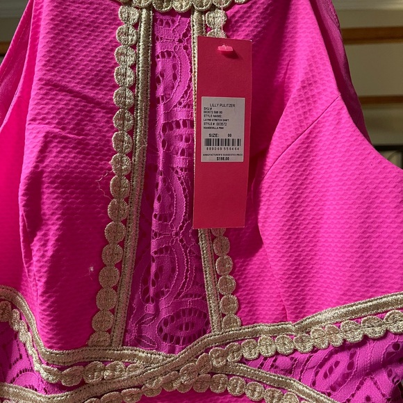 Lilly Pulitzer Layne stretch shift dress 00 new - Picture 7 of 7